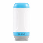 DR. SAVE UNO VAC202 blue and white mini vacuum pump front view