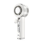White FAN101 handheld cooling fan with compact portable design