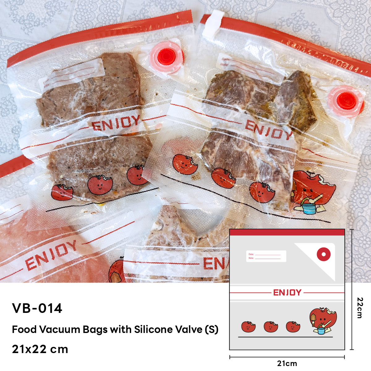 DR. SAVE Food Vacuum Bag VB-014 small size