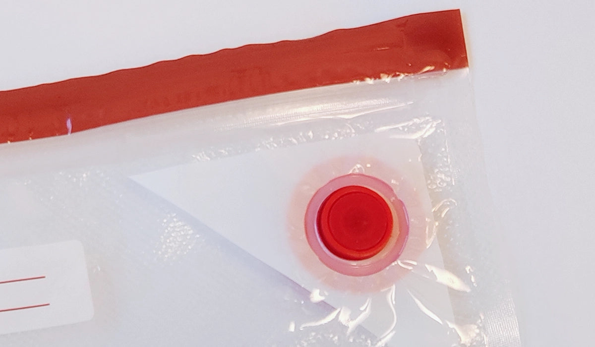 3D silicone valve on DR. SAVE food vacuum bag