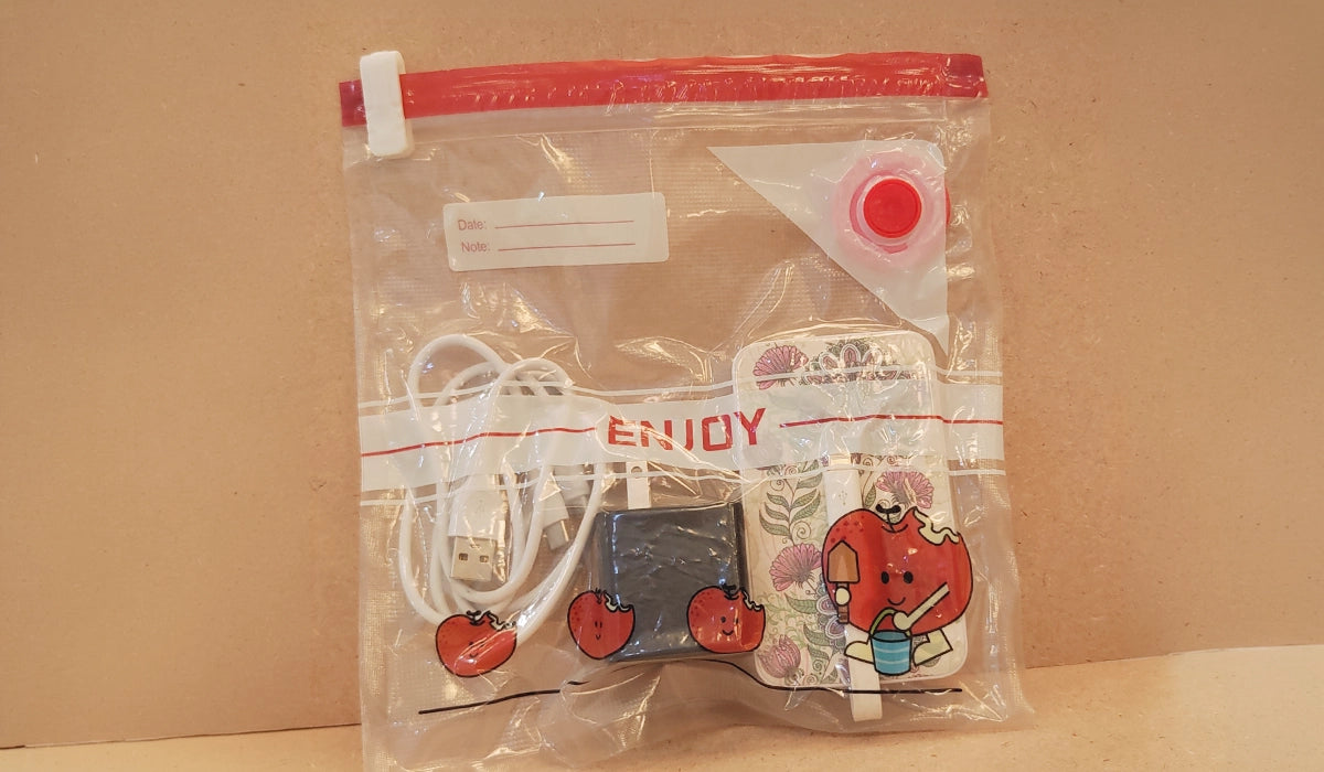 Reusable vacuum bag for photographs and small items