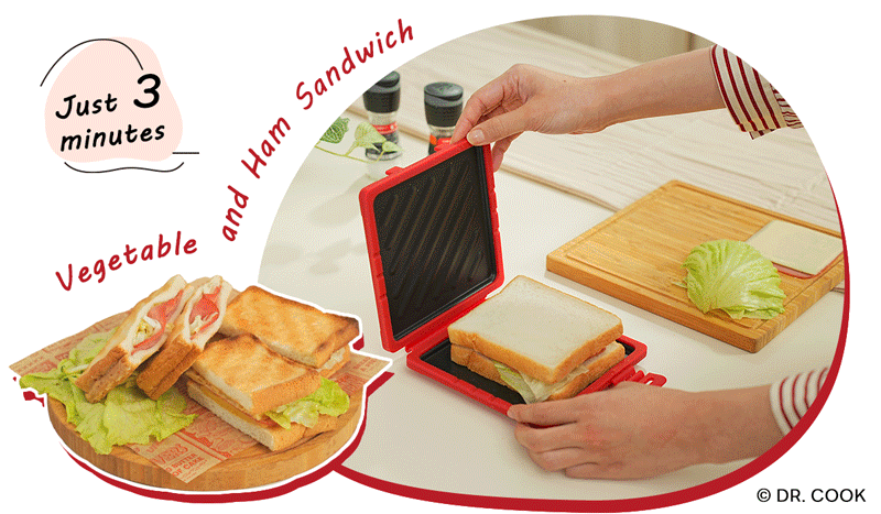 DR. COOK Microwave Grill Pan applications